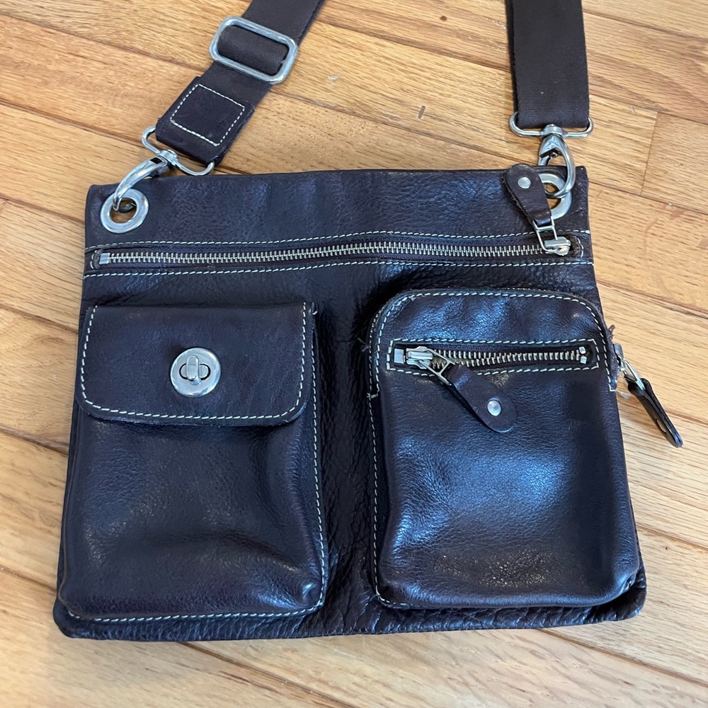 Roots brown crossbody bag